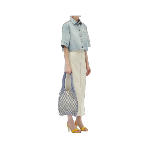 Cropped Denim Shirt