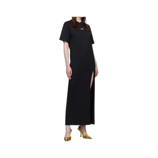 Logo-Print Cotton Maxi Dress