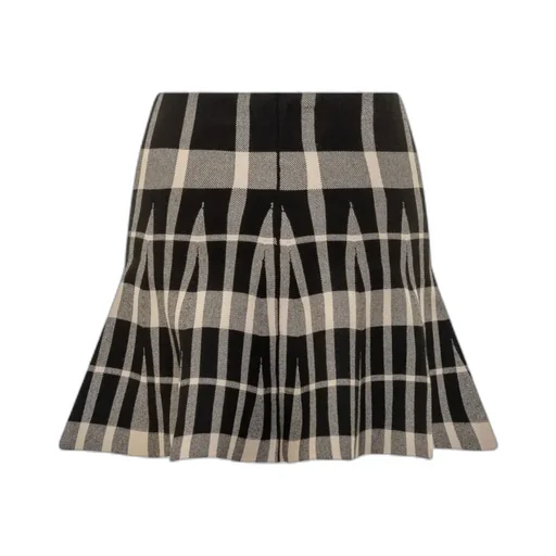 Logo Patch Flared Skirt