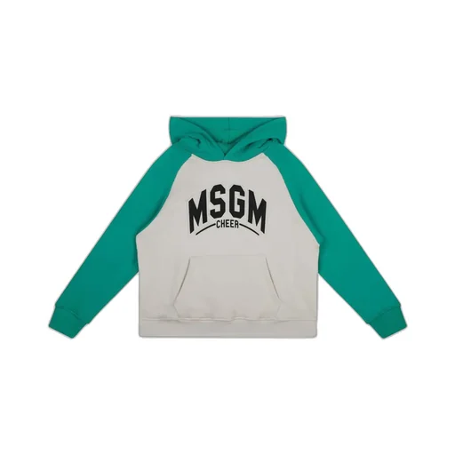 Logo Printed Drop Shoulder Hoodie