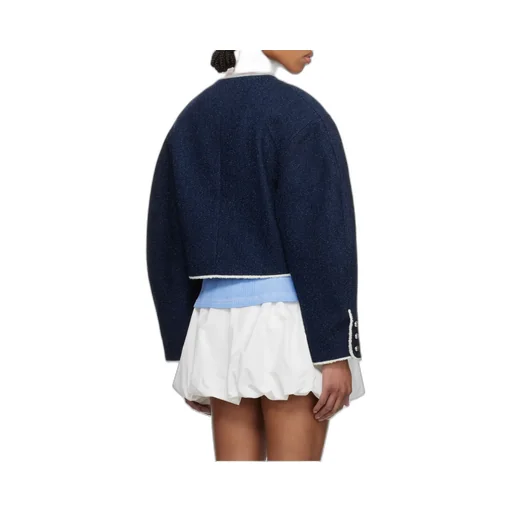 Contrast-Trim Jacket