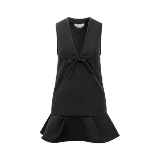 Bow-Embellished Dress