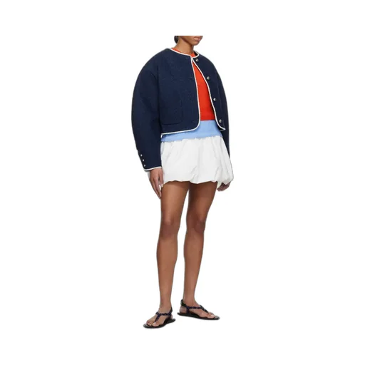 Contrast-Trim Jacket