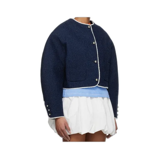 Contrast-Trim Jacket