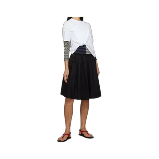 Stretch-Cotton Skirt