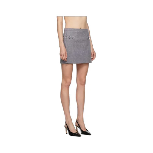 Eyelet Mini Skirt