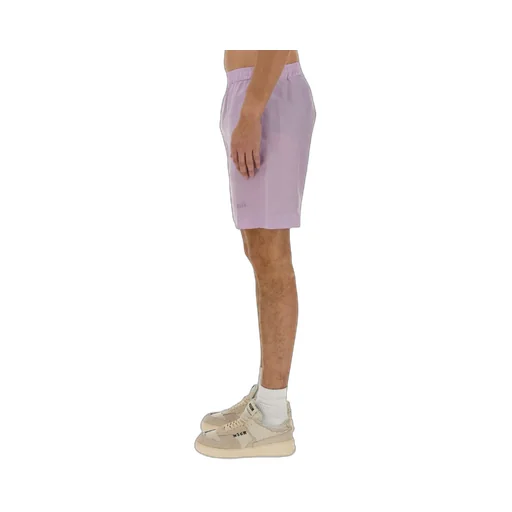 Logo Embroidered Thigh-Length Shorts
