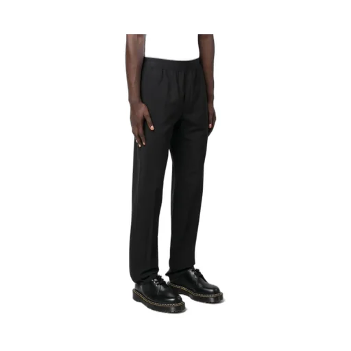 Logo-Waistband Straight-Leg Trousers