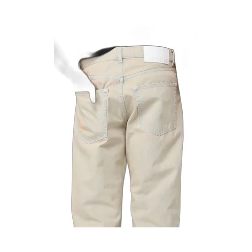 Mid-Rise Straight-Leg Distressed Jeans