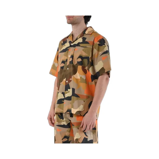 Camouflage-Print Cotton Shirt