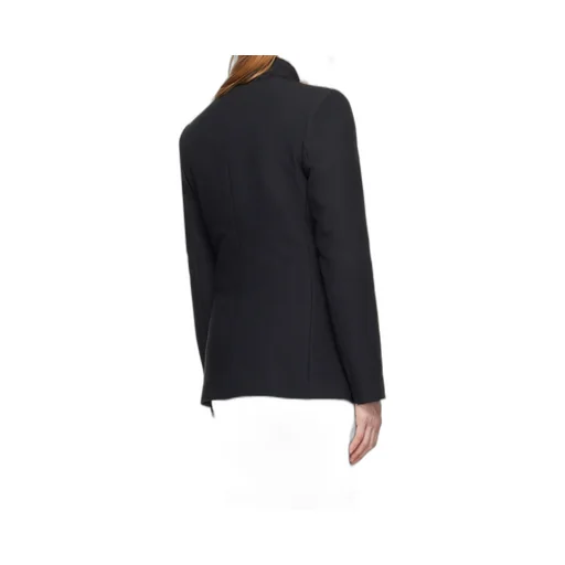 Frayed-Edge Crewneck Jacket