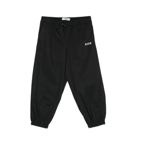 Embroidered-Logo Track Trousers