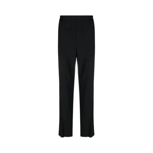 Logo-Waistband Straight-Leg Trousers