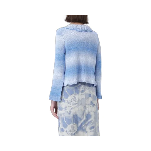 Frilled-Detail Cardigan