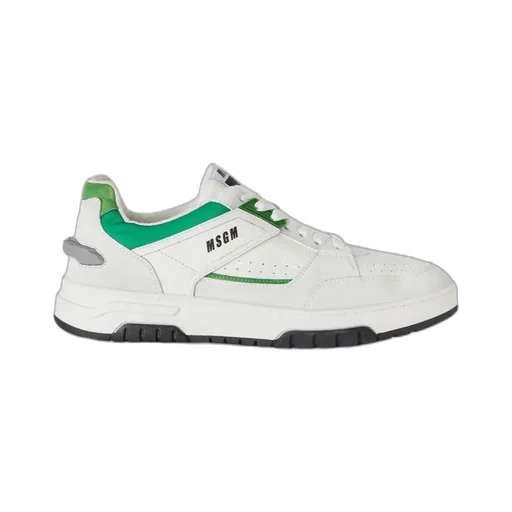 Panelled Leather Sneakers