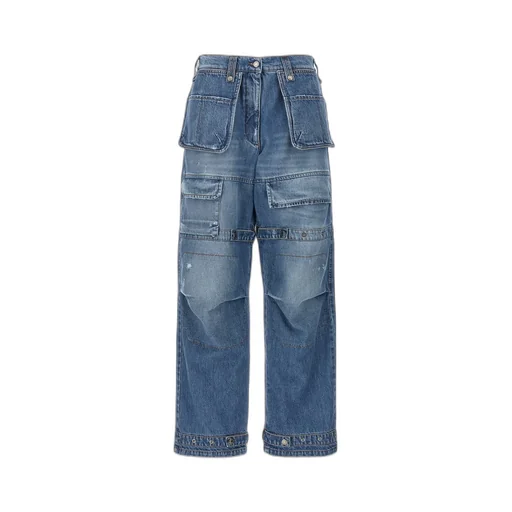 Logo Patch Cargo Jeans