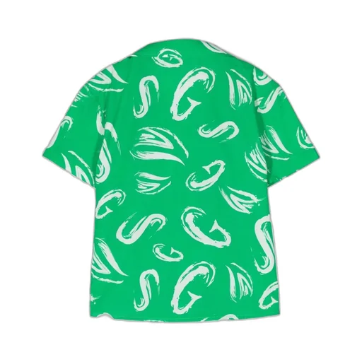 Logo-Print Poplin Shirt