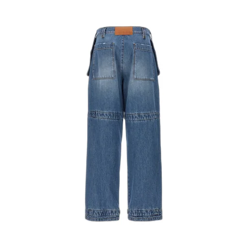 Logo Patch Cargo Jeans