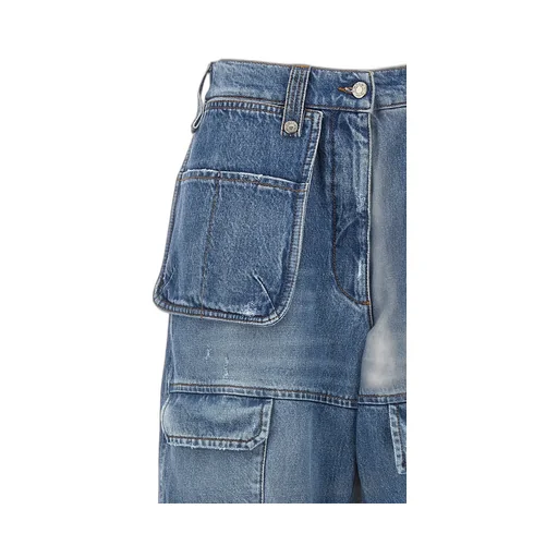 Logo Patch Cargo Jeans