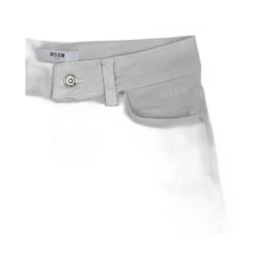 Logo Embroidered Straight Leg Jeans