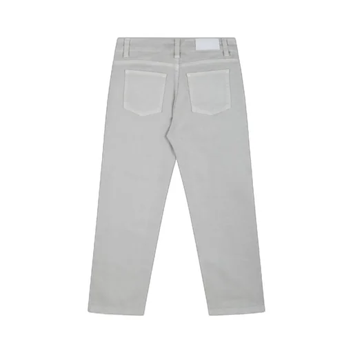 Logo Embroidered Straight Leg Jeans