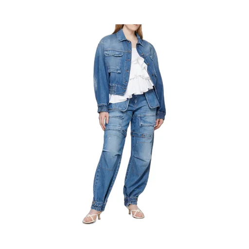 Logo Patch Cargo Jeans