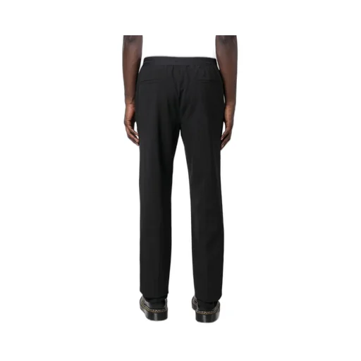 Logo-Waistband Straight-Leg Trousers