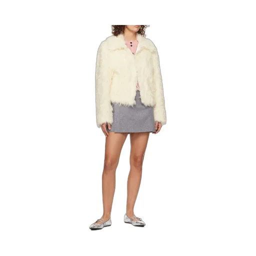 Long-Sleeved Fur Jacket