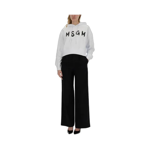 Logo Printed Drawstring Hoodie