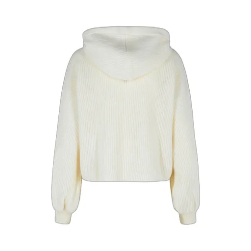 Drawstring Knitted Hoodie