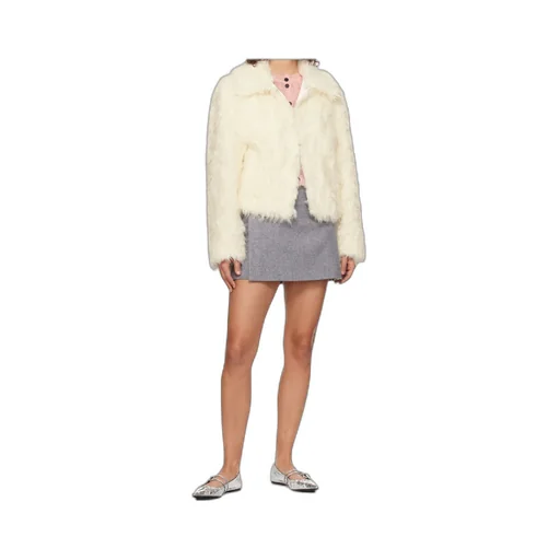 Long-Sleeved Fur Jacket
