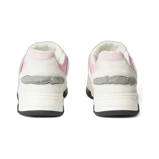 Logo-Print Leather Sneakers