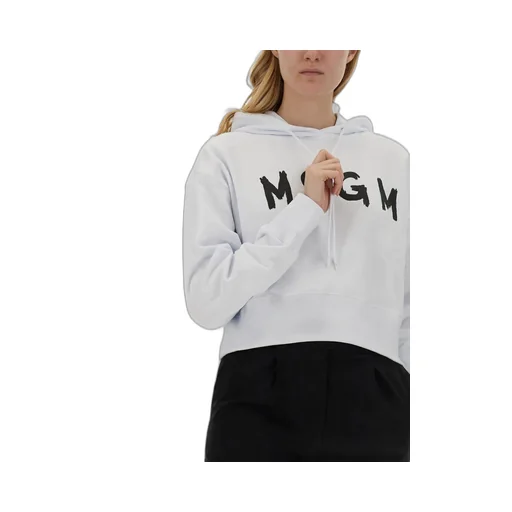 Logo Printed Drawstring Hoodie