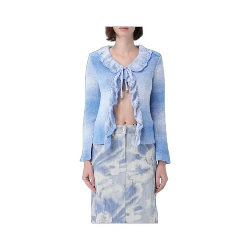 Frilled-Detail Cardigan
