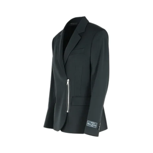 Logo Patch Zipped Blazer