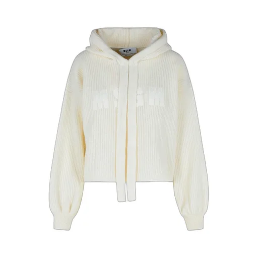 Drawstring Knitted Hoodie