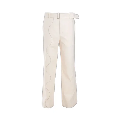 Straight-Leg Trousers