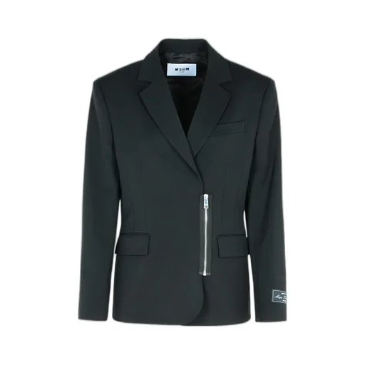 Logo Patch Zipped Blazer