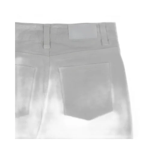 Logo Embroidered Straight Leg Jeans