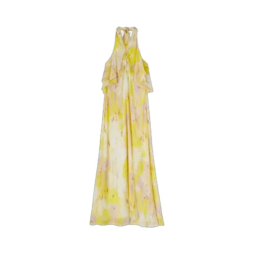 Floral-Print Ruffled-Detail Dress