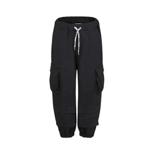 Kids Drawstring Tapered Cargo Pants