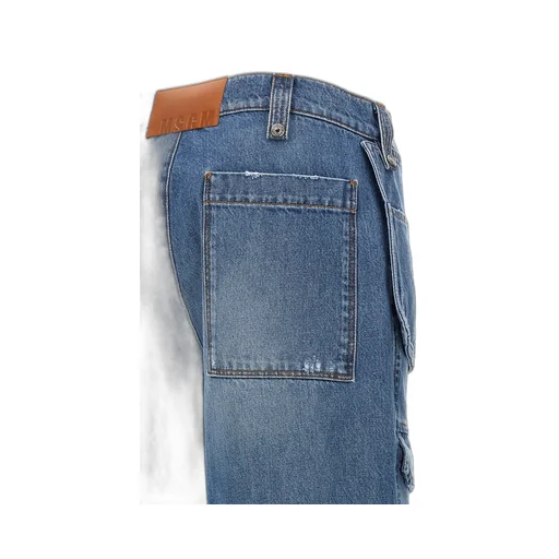 Logo Patch Cargo Jeans