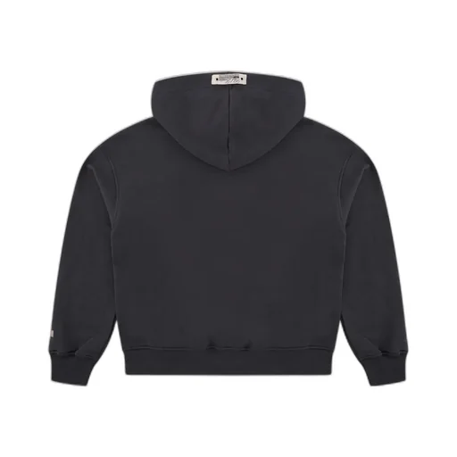Logo Printed Drop Shoulder Hoodie