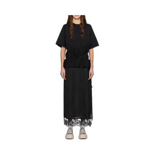 Layered Midi T-Shirt Dress
