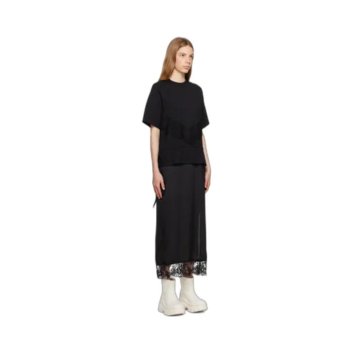 Layered Midi T-Shirt Dress