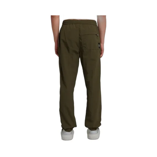 Logo-Embroidered Tapered Trousers