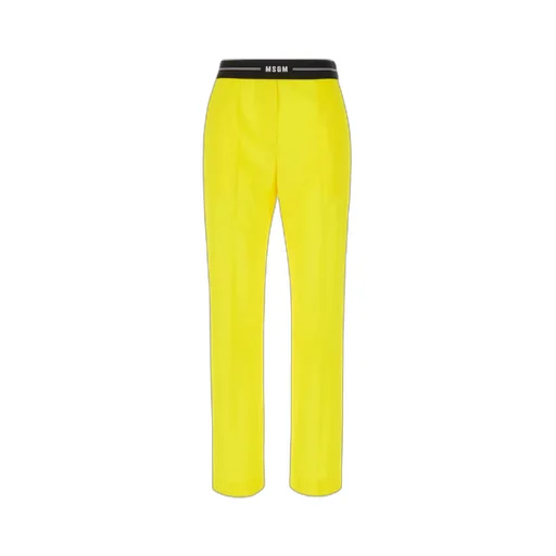 Logo Waistband Tapered Trousers