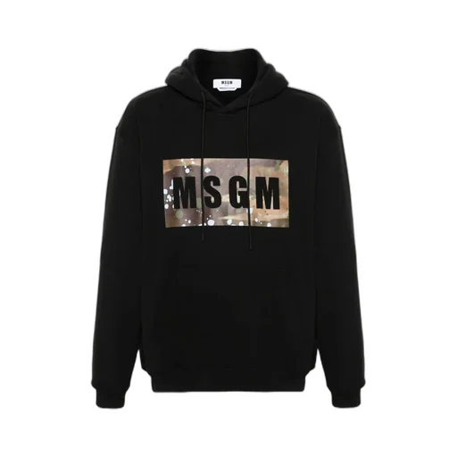 Logo-Printed Drawstring Hoodie