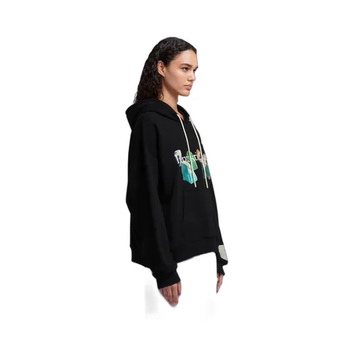 Slogan-Print Organic-Cotton Hoodie