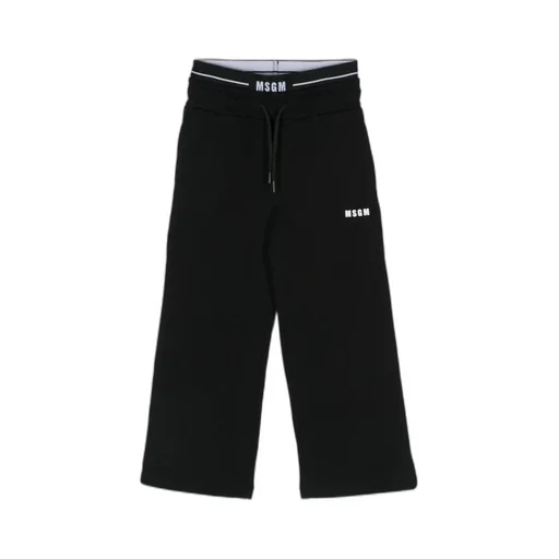 Logo-Waistband Cotton Track Pants